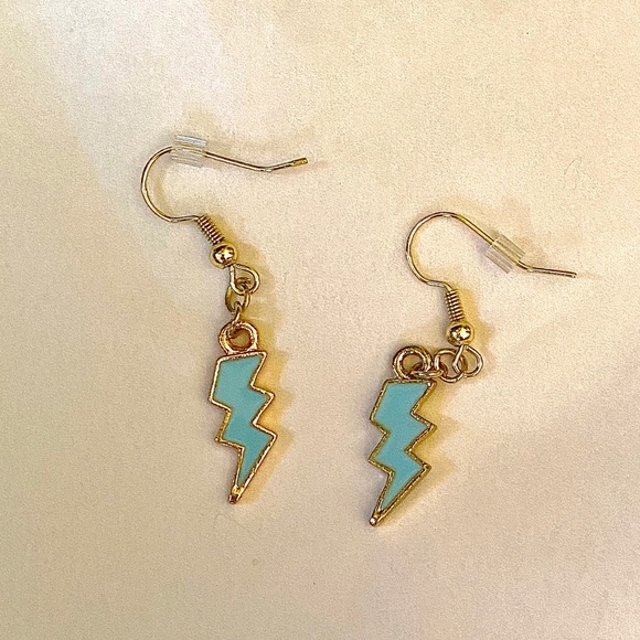 lightning bolt earrings - Picture 2 of 5